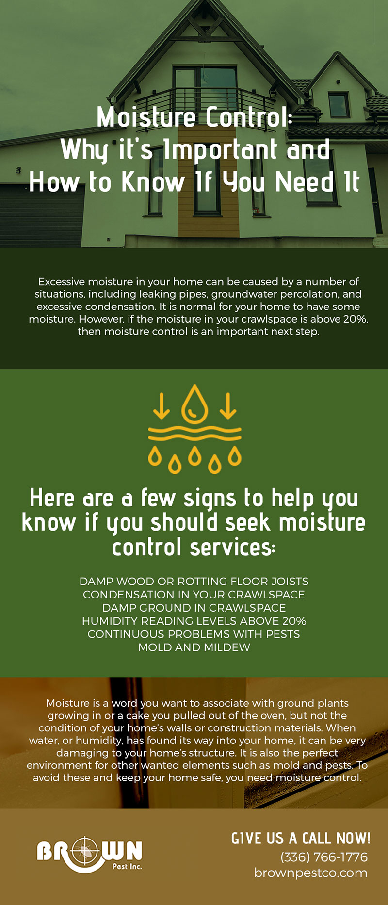 Moisture Control: Why it’s Important and How to Know If You Need It